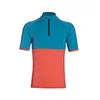 color-block cycling short sleeve